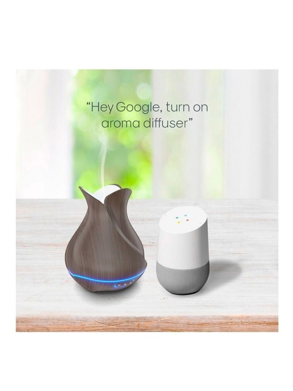 SMART OIL DIFFUSER ALEXA GOOGLE COMMAND